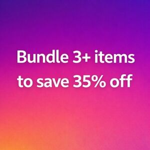 Bundle 3+ Items and save 35% Off